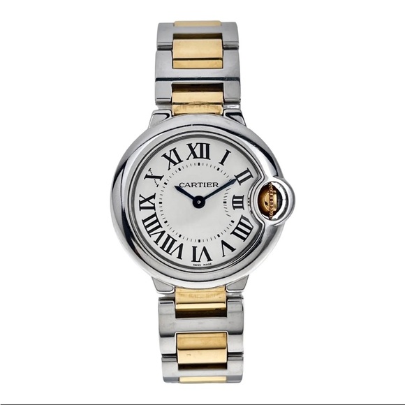 Cartier Accessories - Cartier Ballon bleu 28mm two toned quartz ladies watch W69007Z3 Box papers 2007